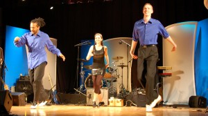 Aaron Tolson, Emily Tolson, and Ryan Casey